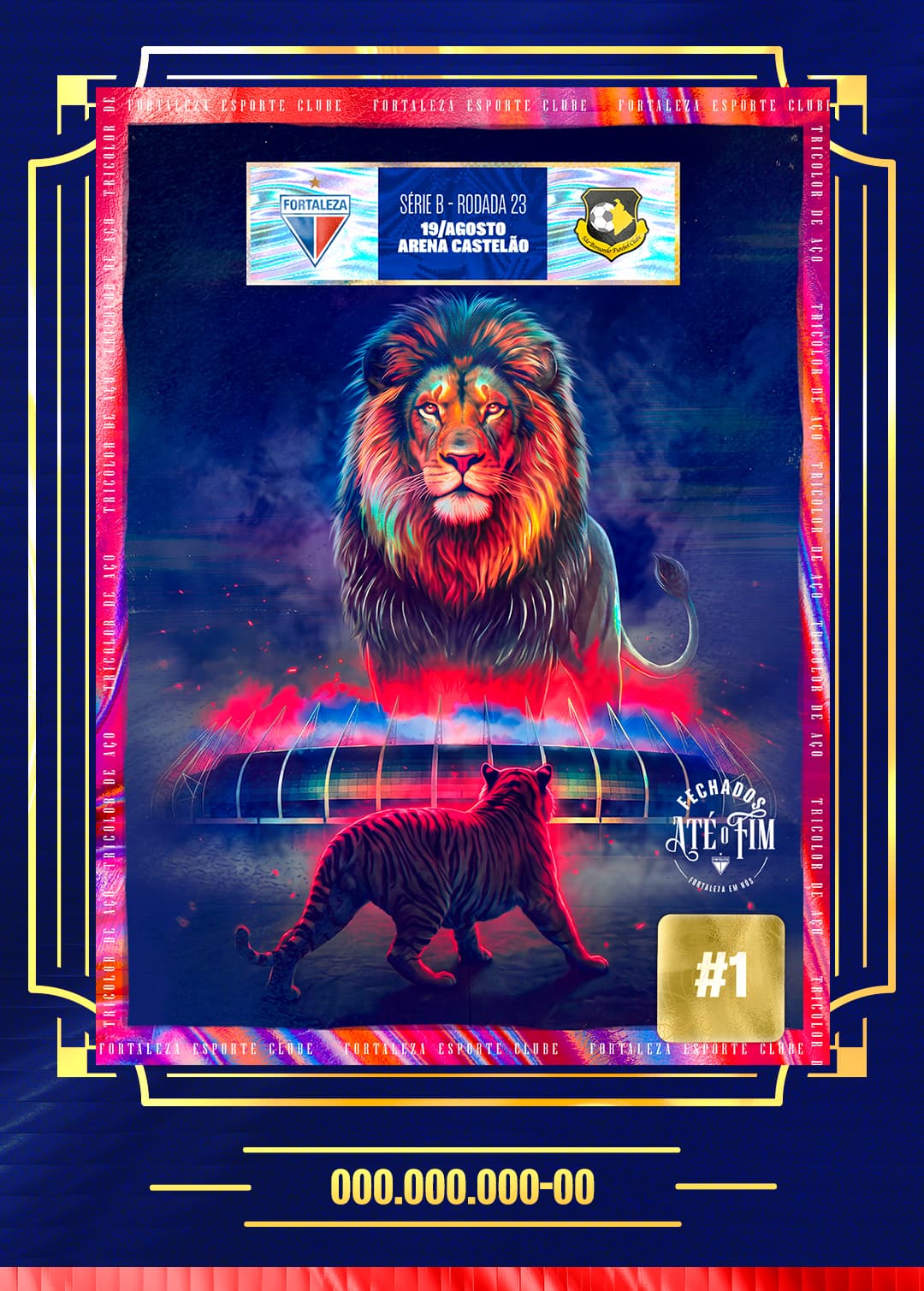 Selo 01 da campanha Eu Jogo Junto